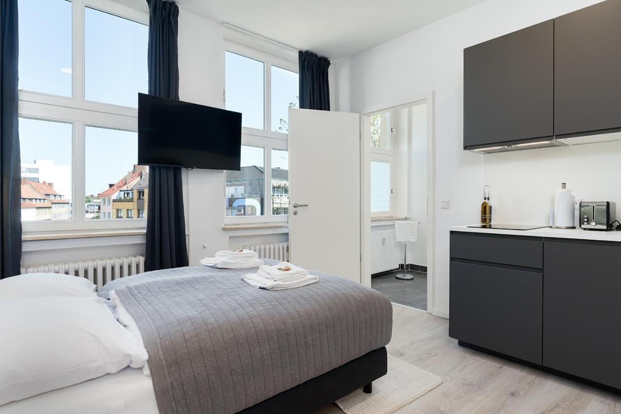 Апарт отель Bright Hildesheim Angoulemeplatz Экстерьер фото